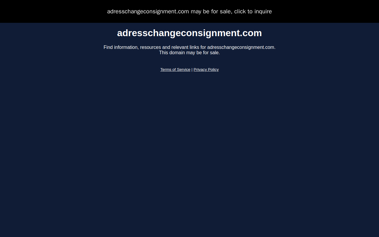 A Dress Change website preview