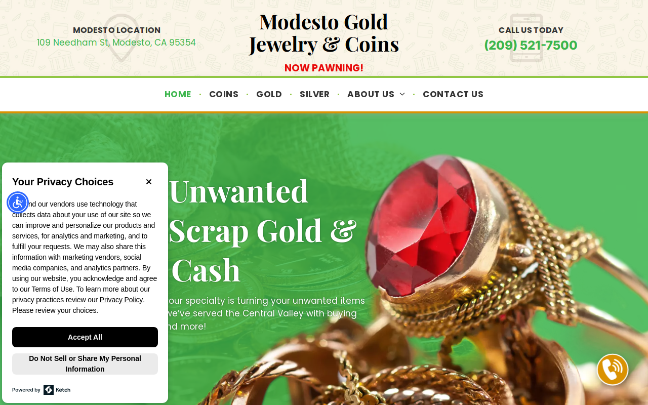 Manteca Gold Pawn & Coins website preview
