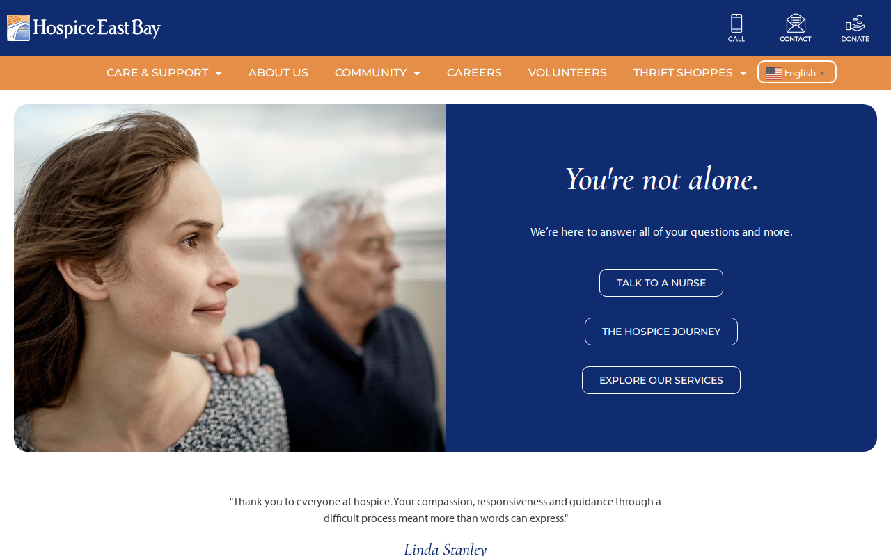 Hospice of the East Bay Martinez Thrift Shoppe website preview