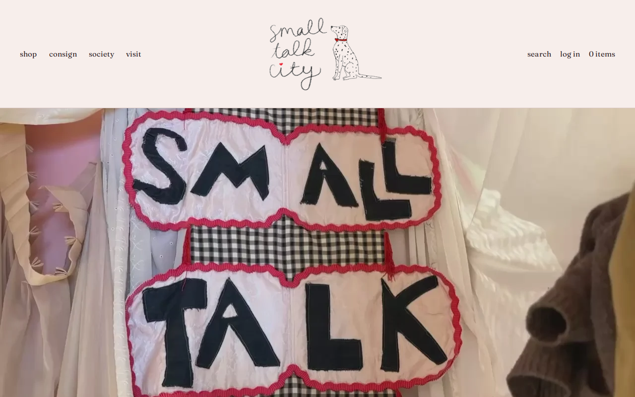 Small talk city website preview