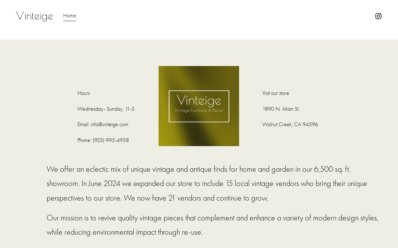 Vinteige website preview