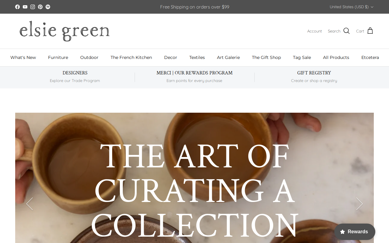 Elsie Green website preview
