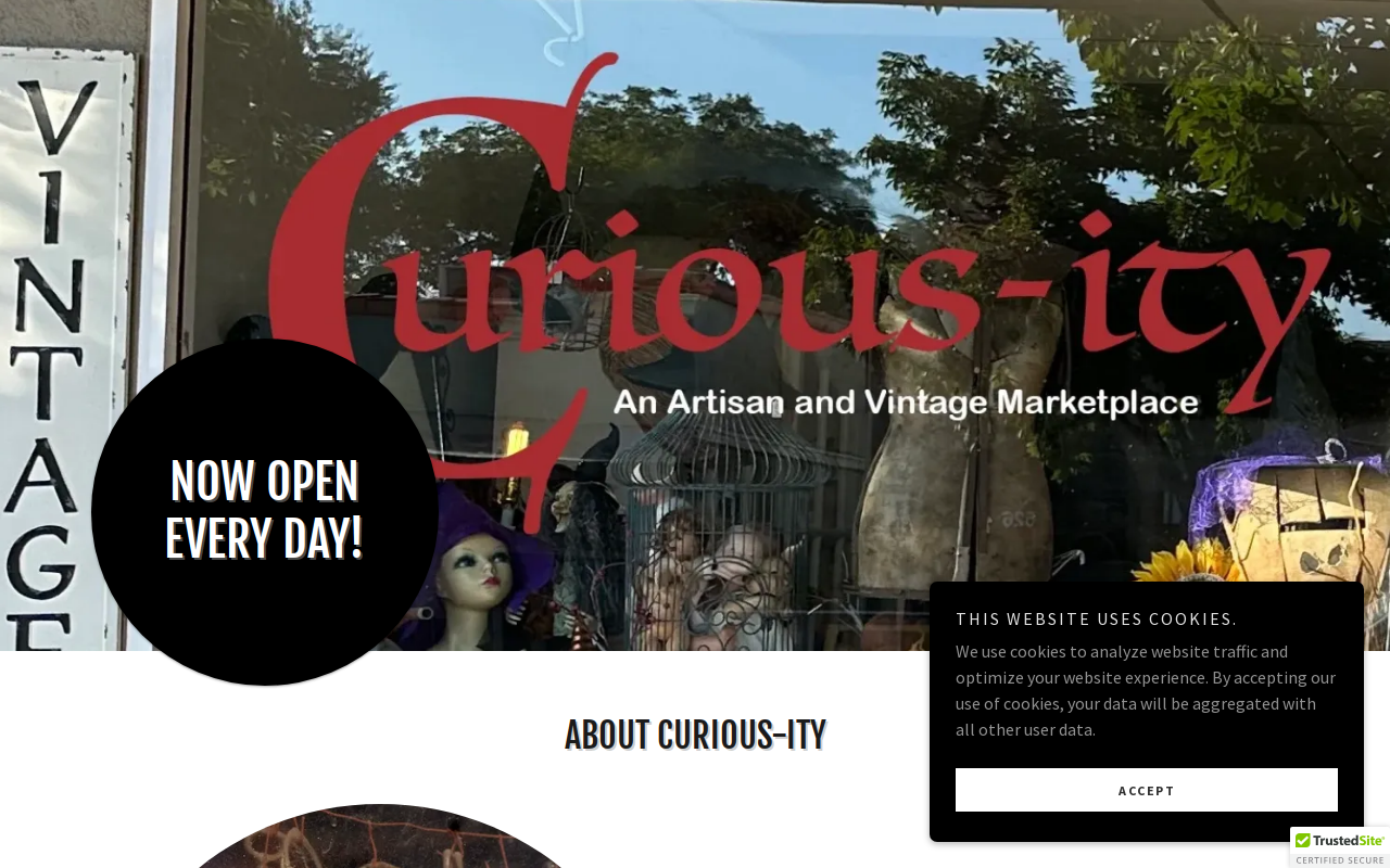 Curious-ity website preview