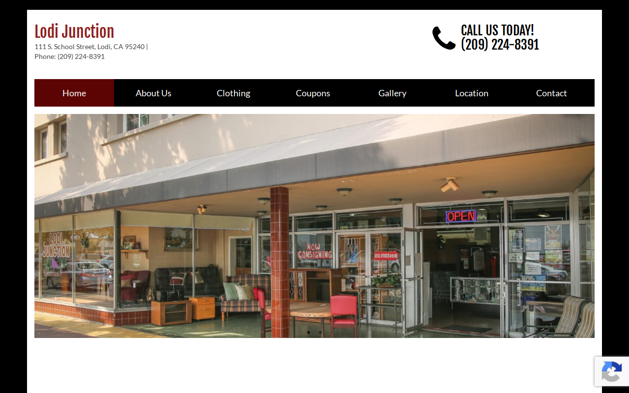 Lodi Junction Too website preview
