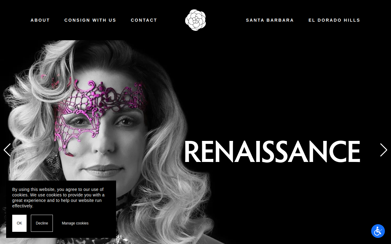 Renaissance Fine Consignment website preview