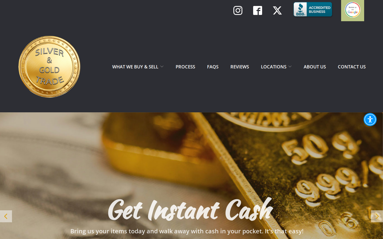 Chico Coin & Jewelry website preview