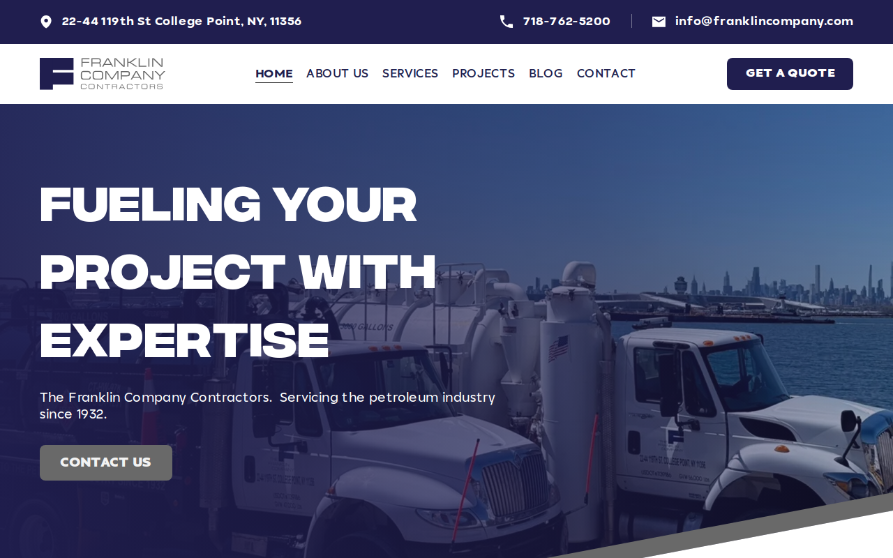 Franklin & Company website preview