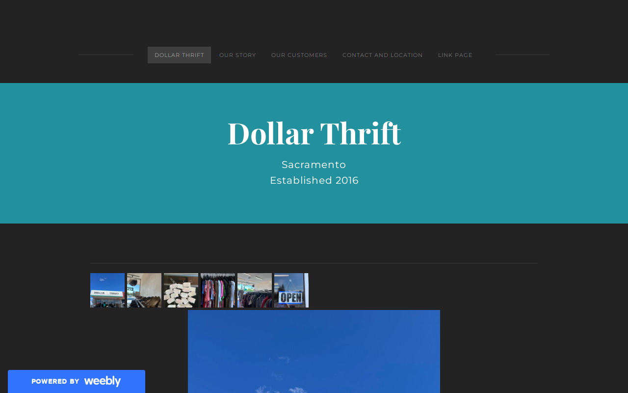 Dollar Thrift website preview