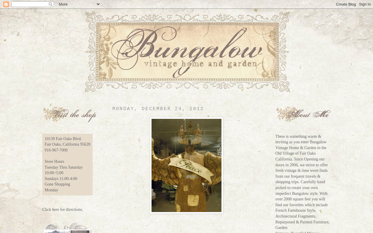 Bungalow website preview