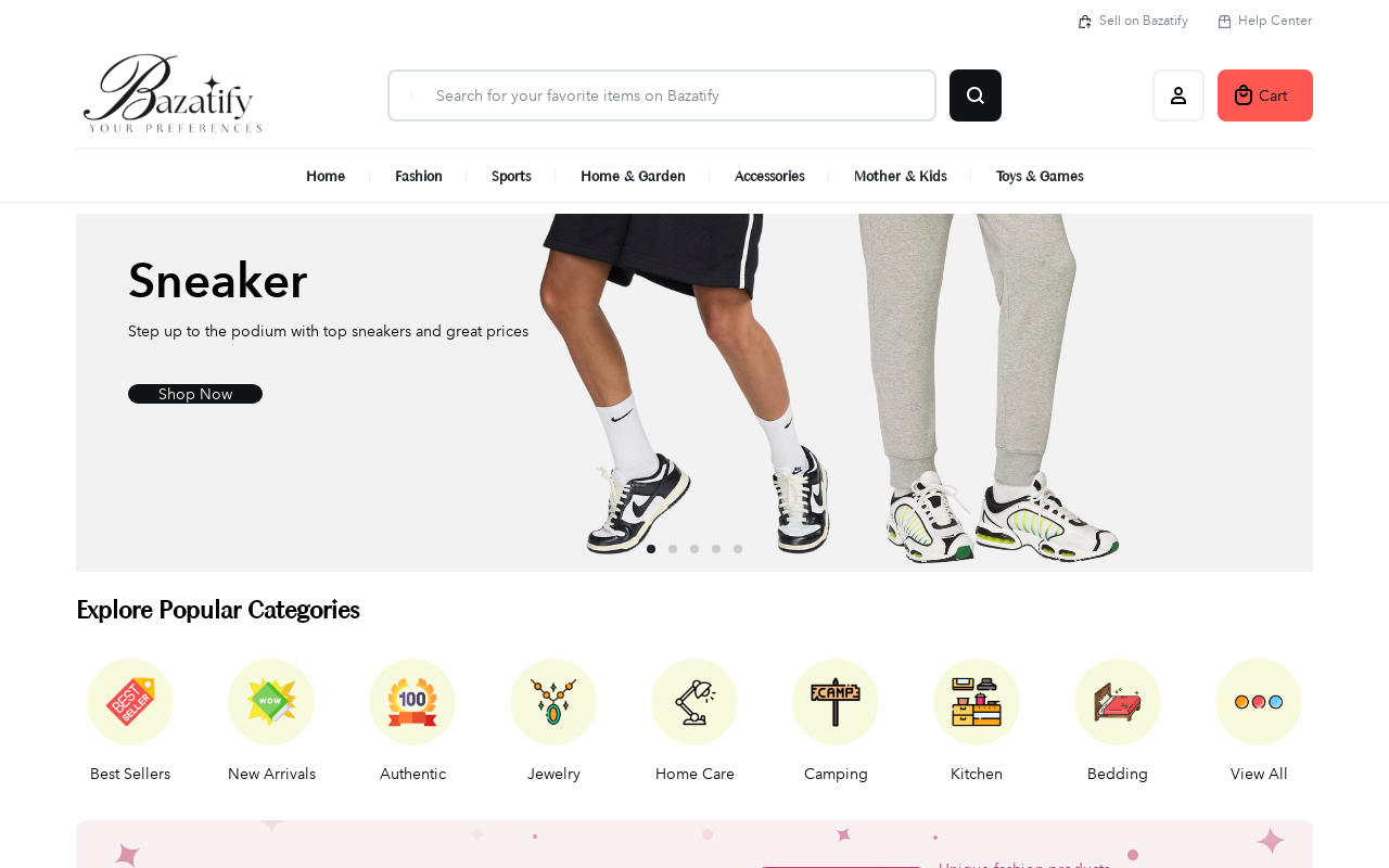 Bazatify website preview