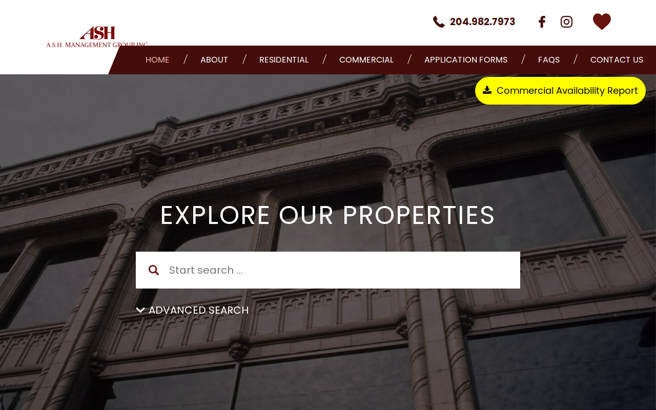 Ash Management website preview