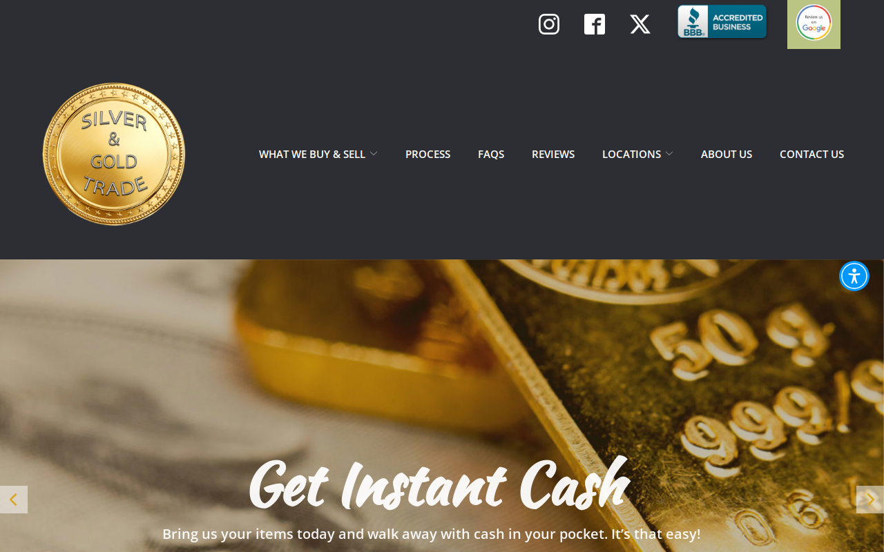 Tri Valley Cash For Gold website preview