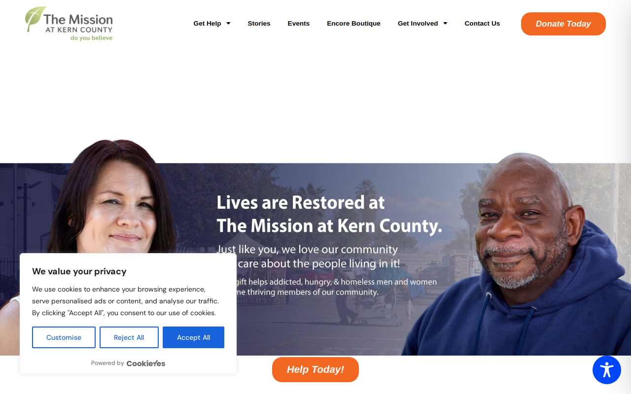 The Mission At Kem County website preview