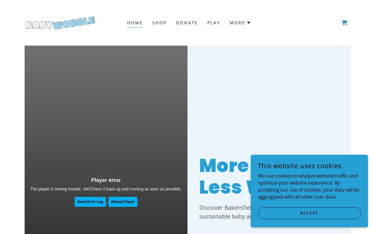 Baby Wobble website preview