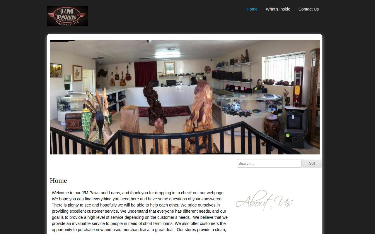 J/m Pawn Loan And Jewelry, Inc website preview