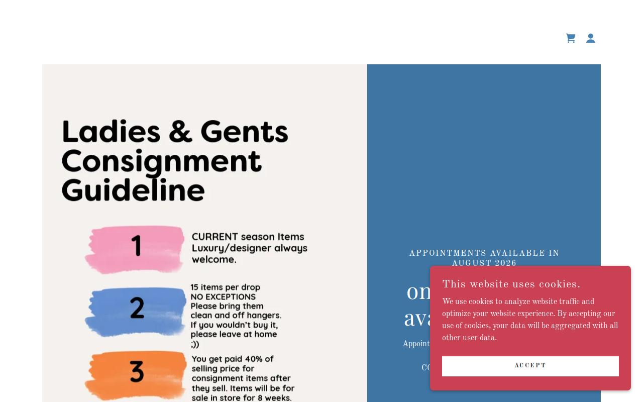 Ladies & Gents Consignment website preview
