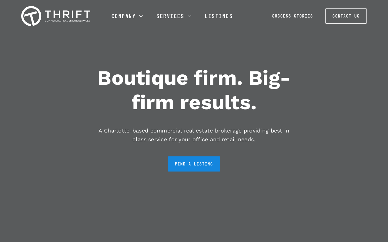 Thrift and More website preview