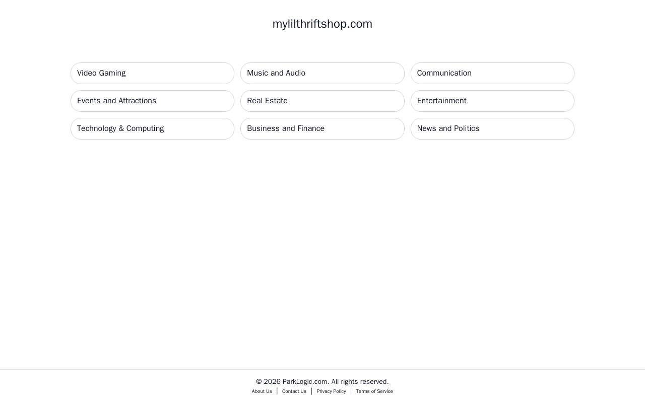 My Lil Thrift Shop website preview