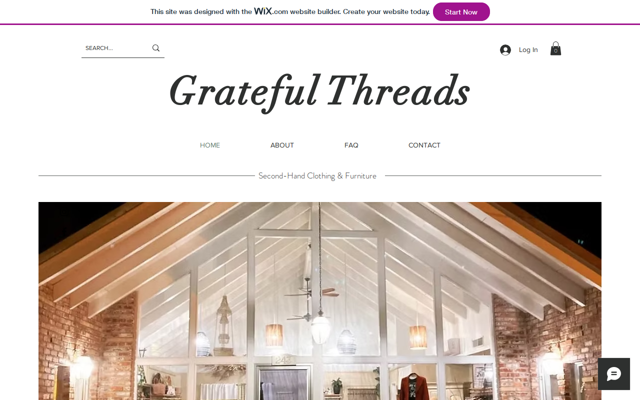 Grateful Threads website preview