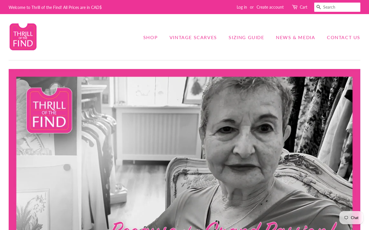 Thrill Of The Find Thrift website preview