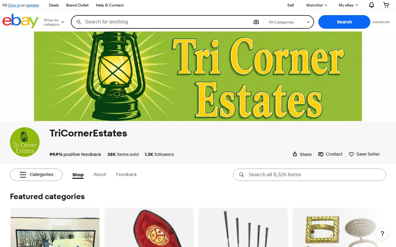 Tri Corner Estates website preview