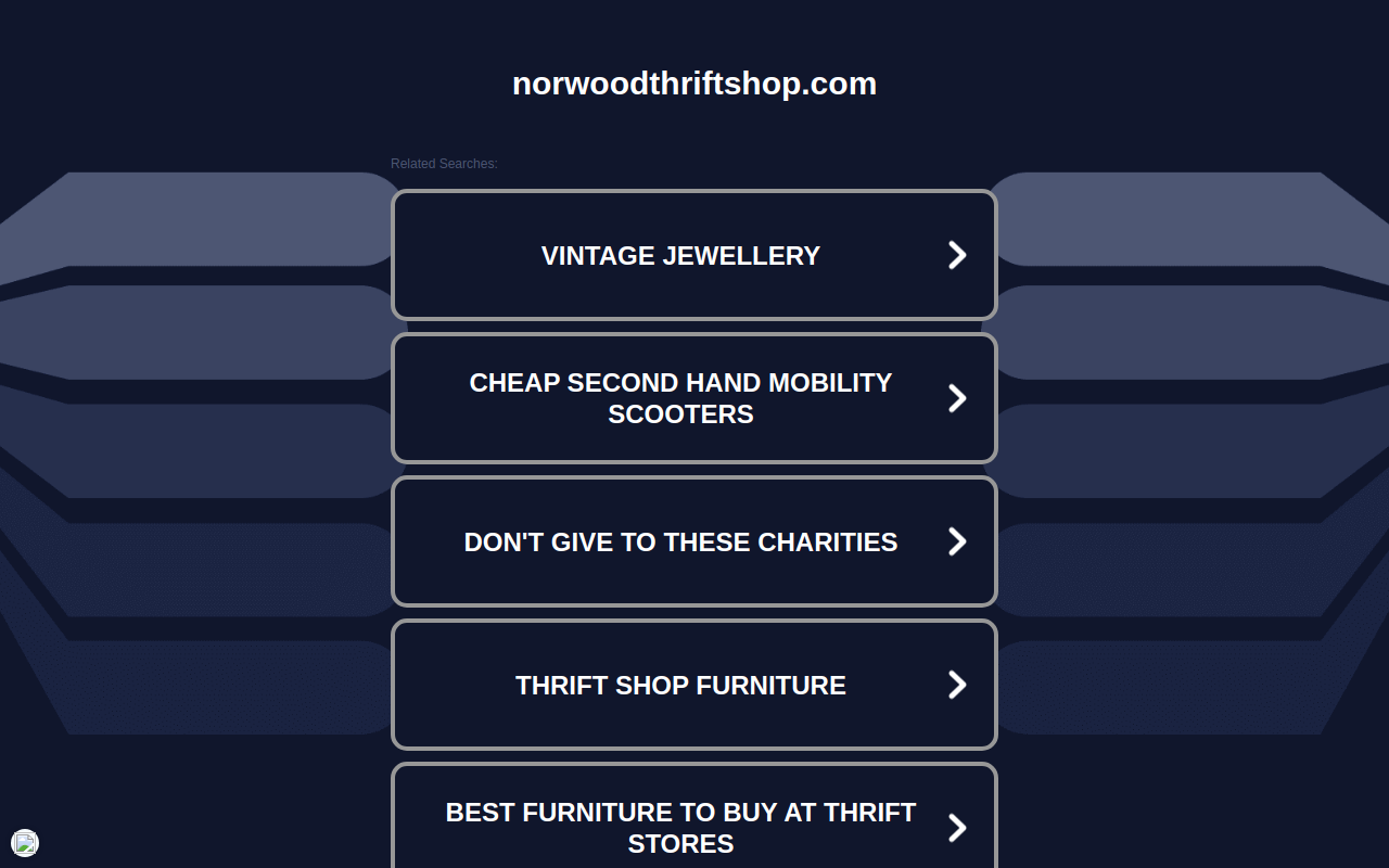 WCC Thrift Shop website preview