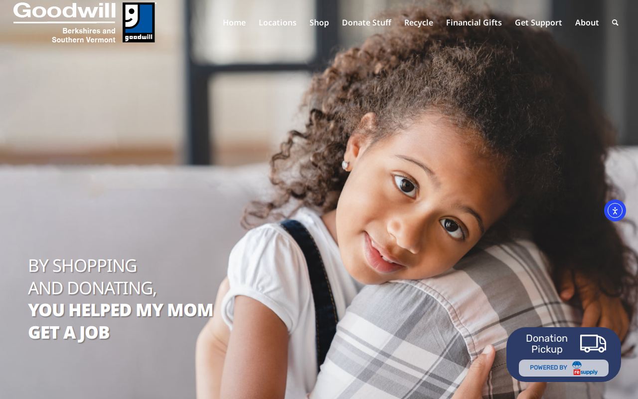 Goodwill Retail Store website preview
