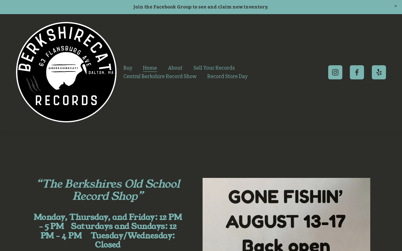 Berkshirecat Records website preview