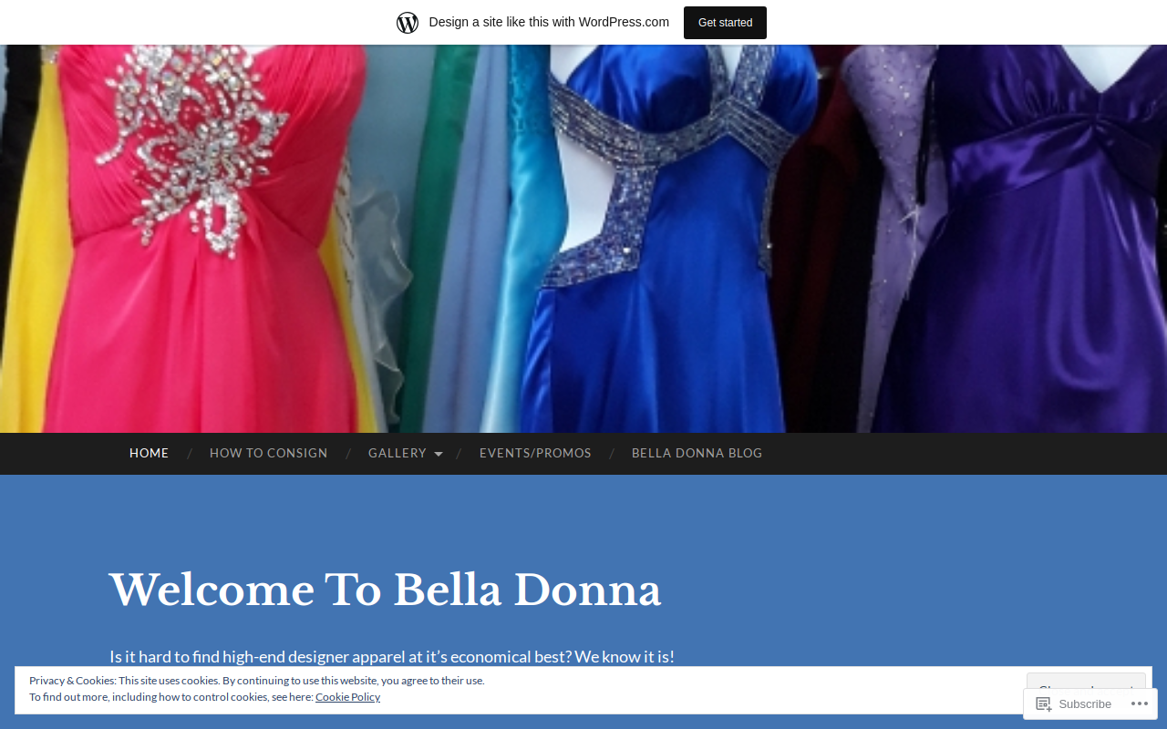 Bella Donna website preview