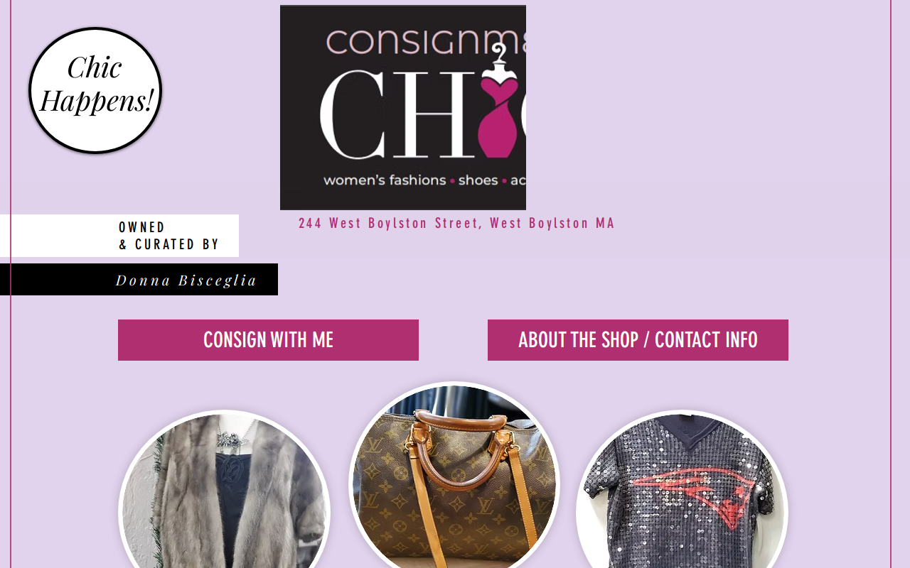 Consignment Chic website preview