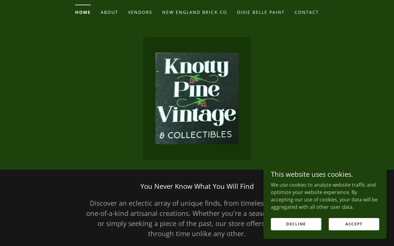 The Stoic Goose Collectibles website preview