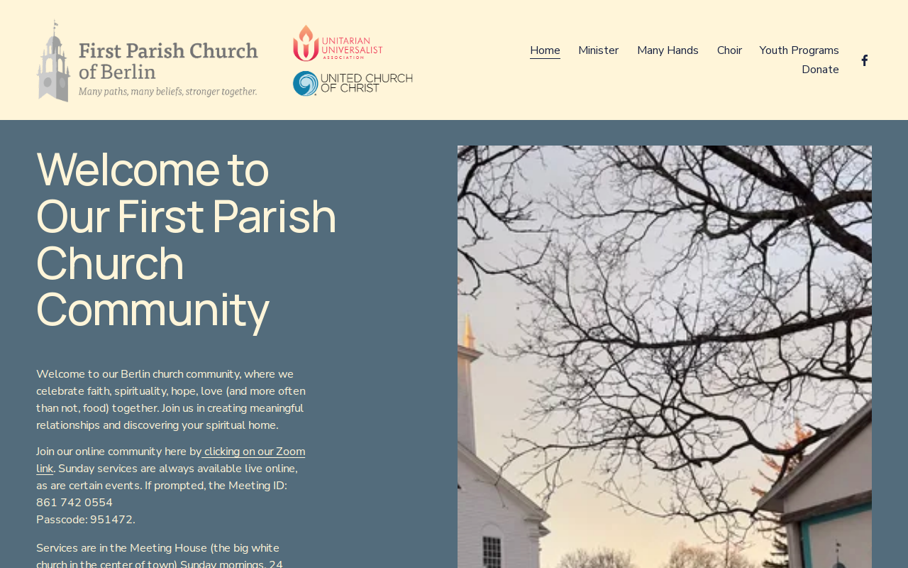 Many Hands Thrift Shoppe website preview