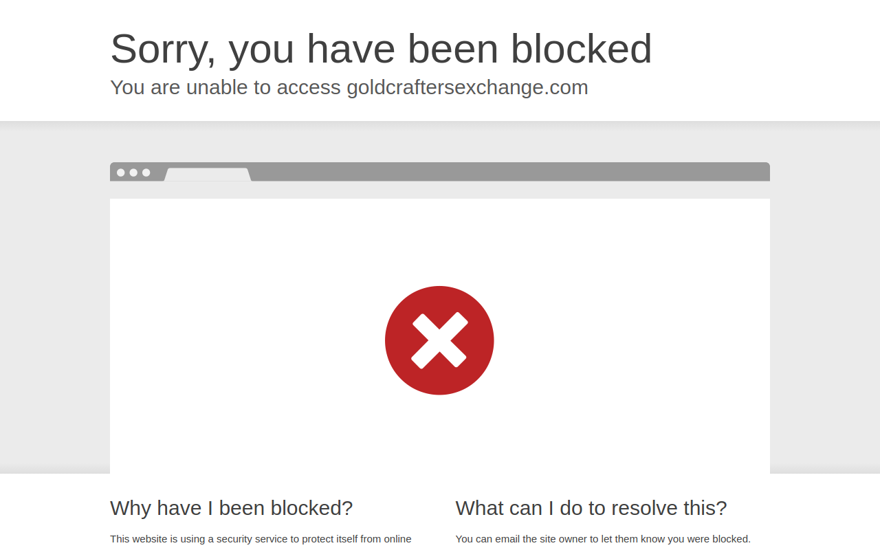 Gold Crafters Exchange website preview
