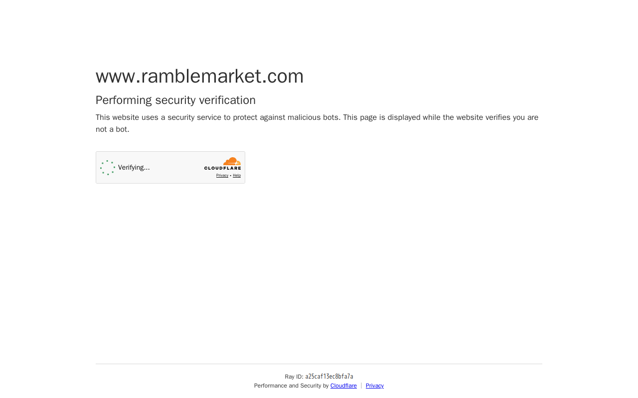 Ramble Market website preview