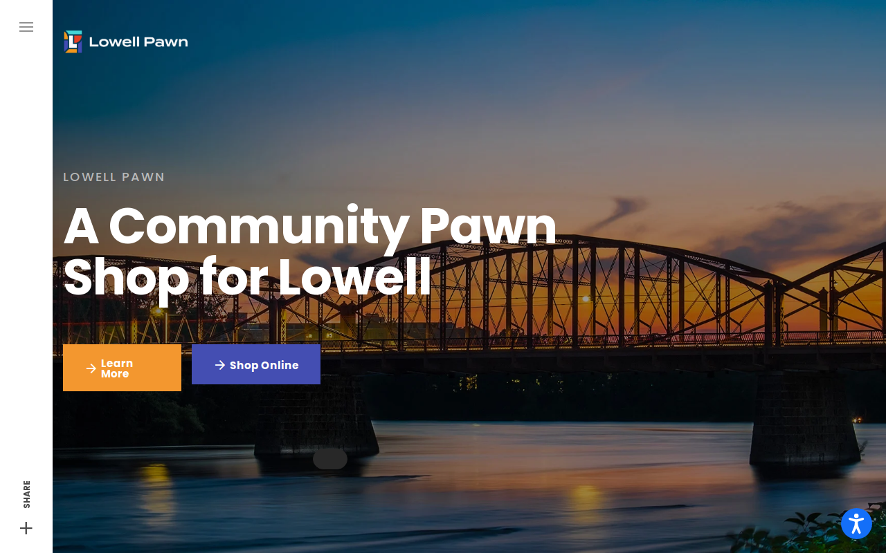 Lowell Pawn website preview