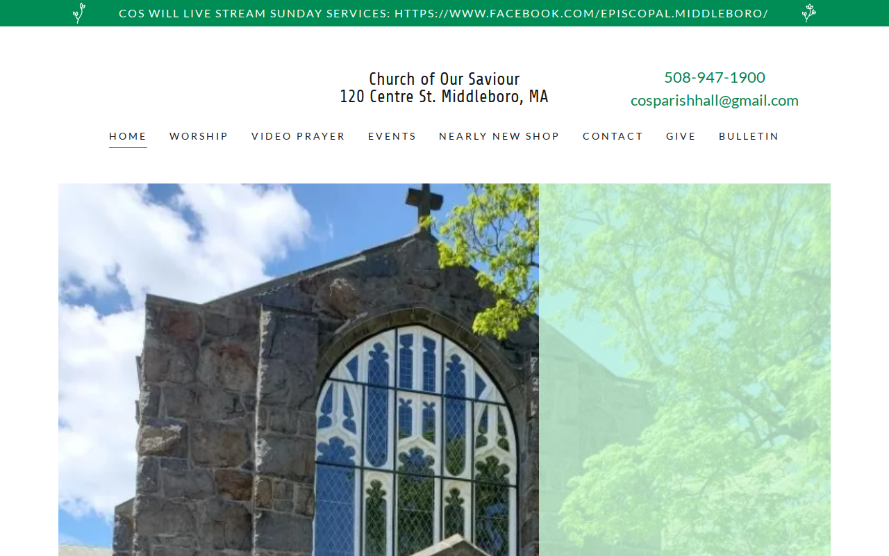 Nearly New Shop website preview