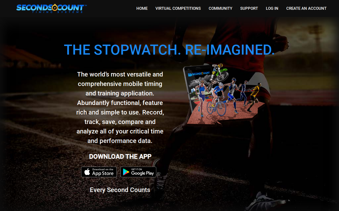 Seconds Count website preview
