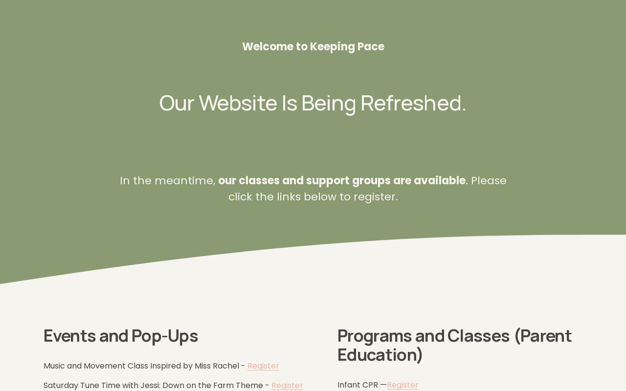 Keeping Pace With Multiple Miracles website preview