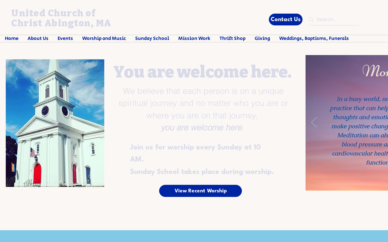 UCC Thrift Shop website preview