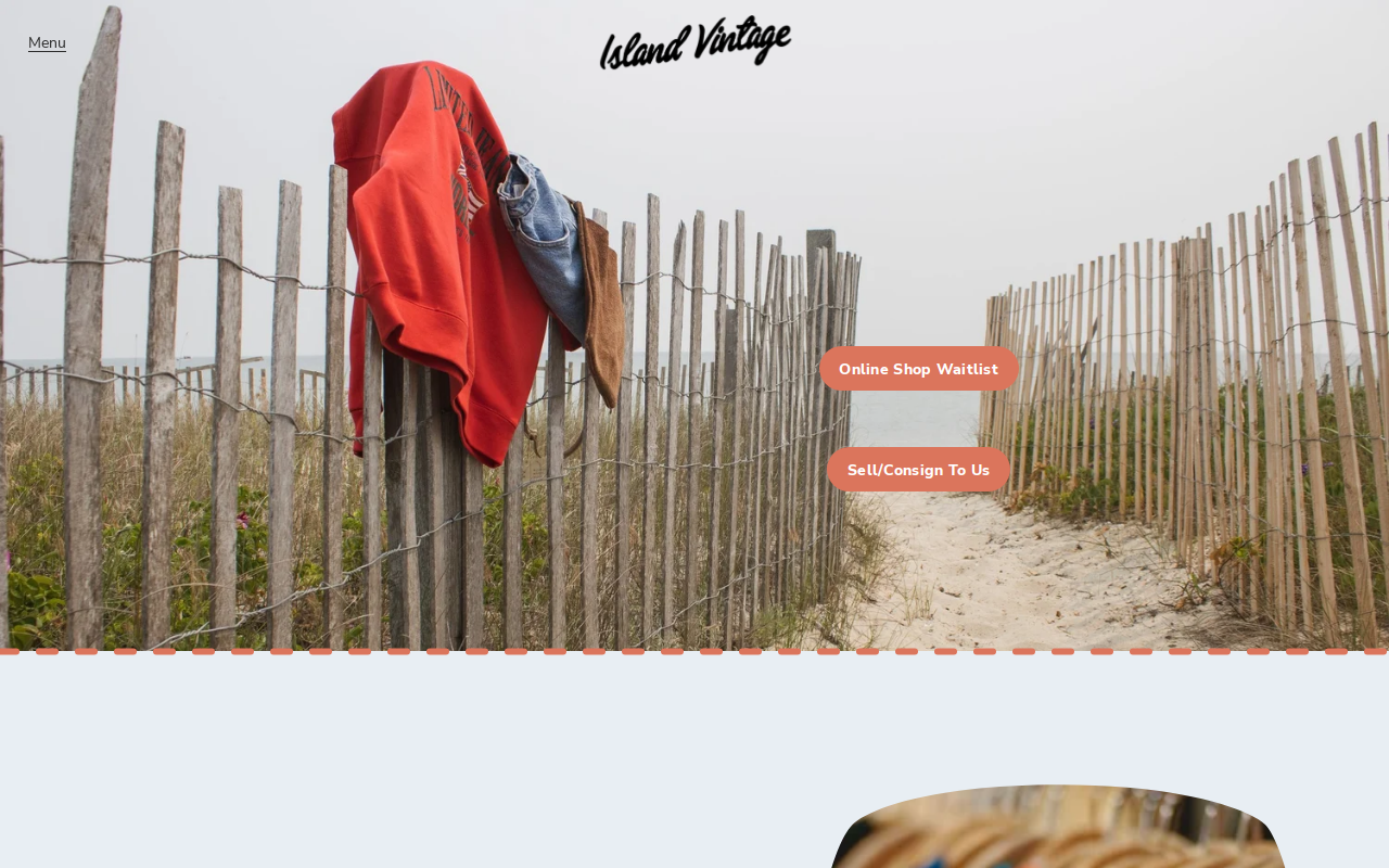 Island Vintage website preview