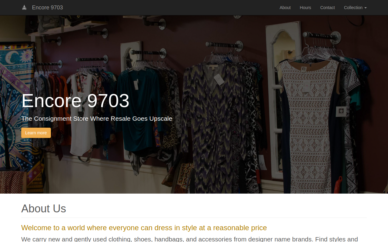 Encore9703 website preview