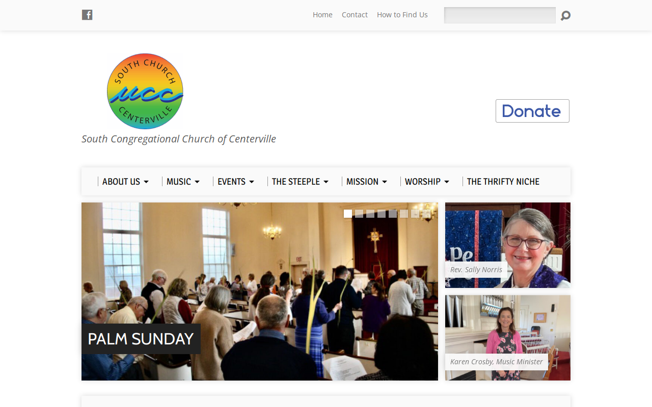 The Thrifty Niche website preview