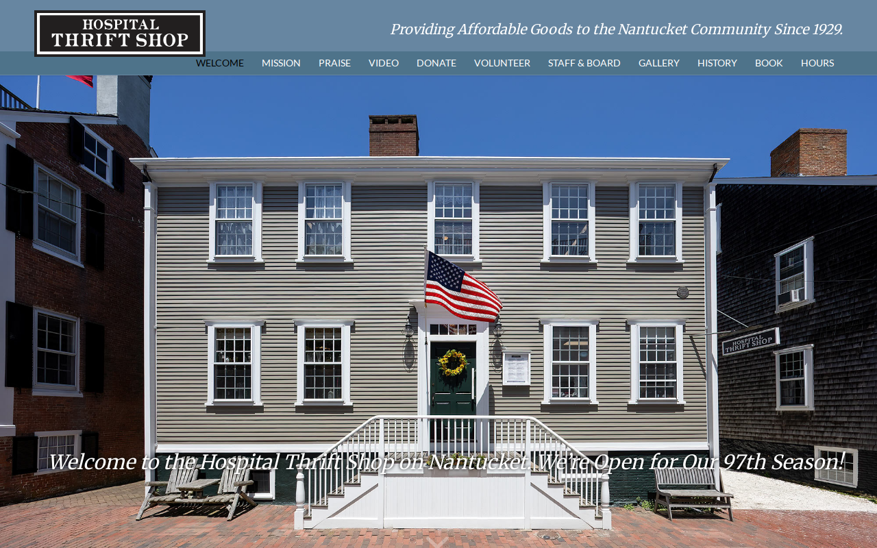 Hospital Thrift Shop website preview