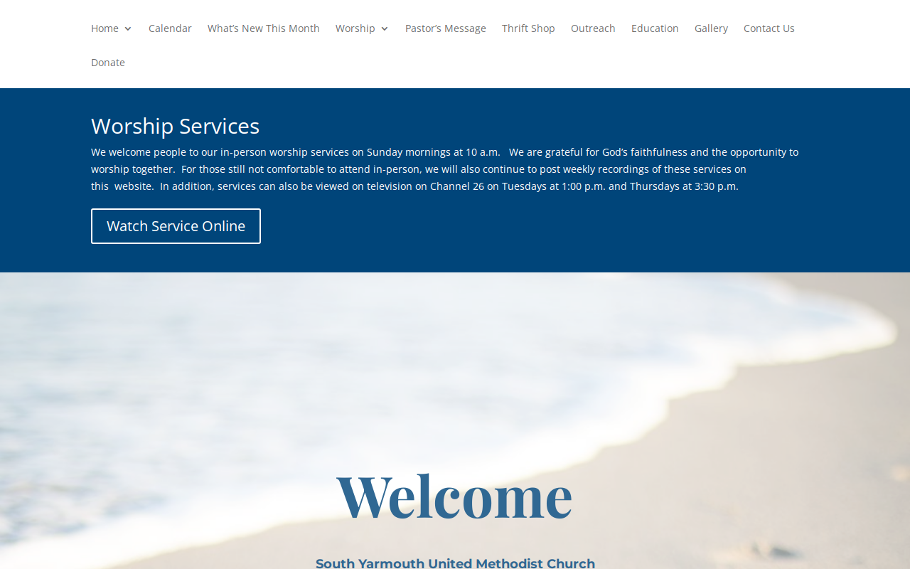 Fisherman's House Thrift Shop website preview