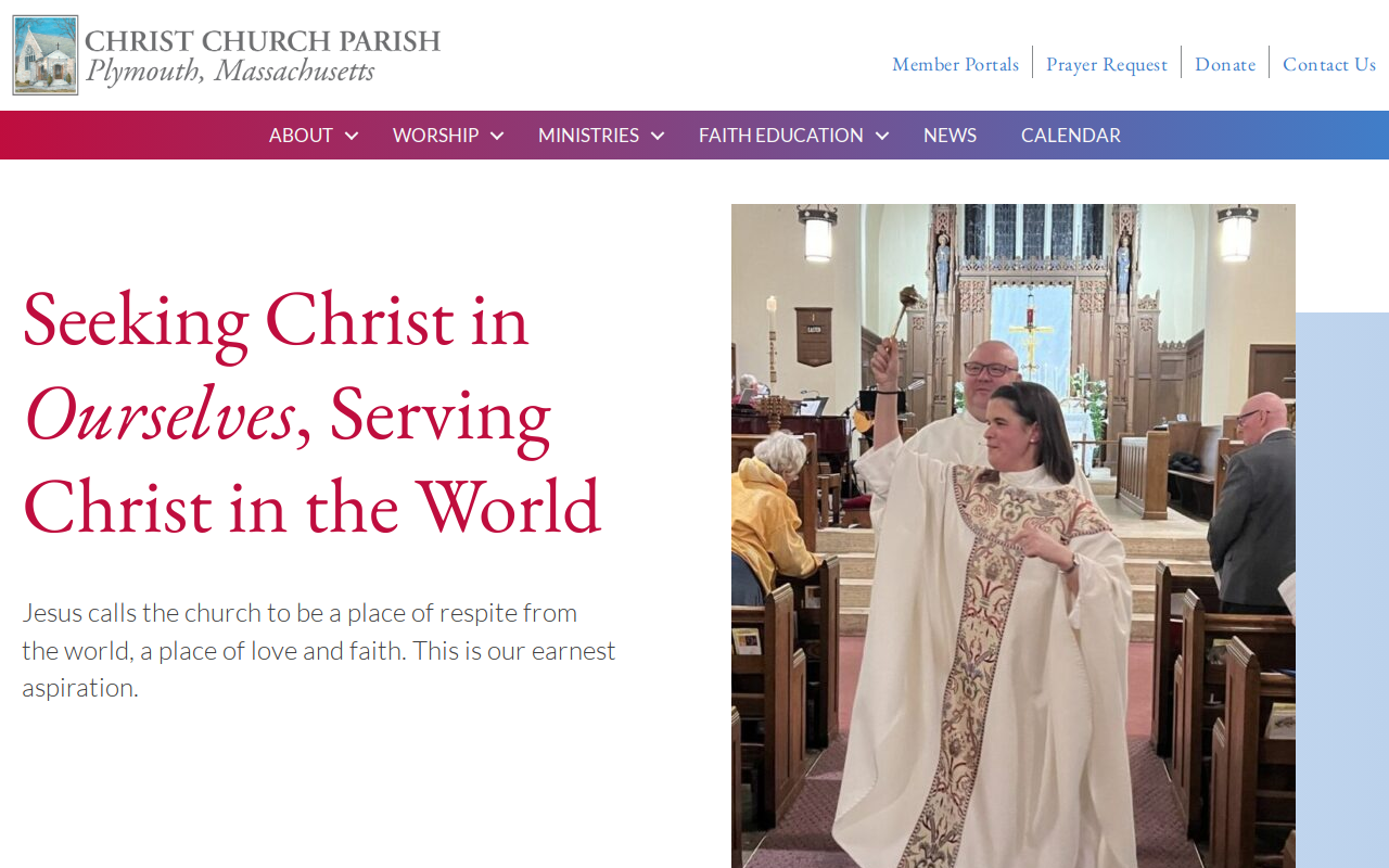 Christ Church Thrift Shoppe website preview