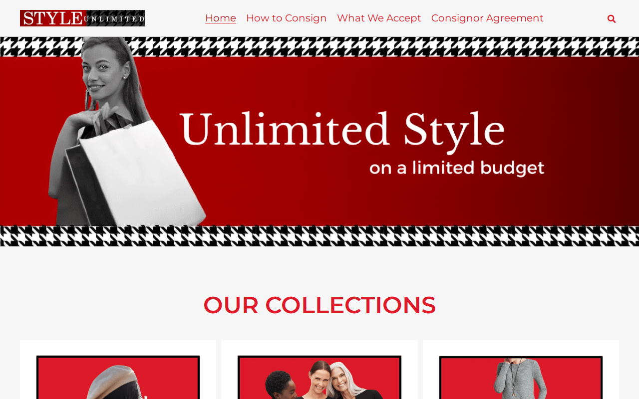 Style Unlimited website preview