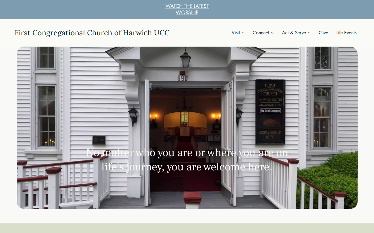 Corner Thrift Shop website preview