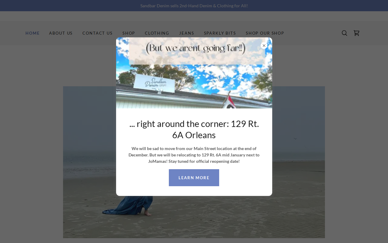 Sandbar Denim website preview