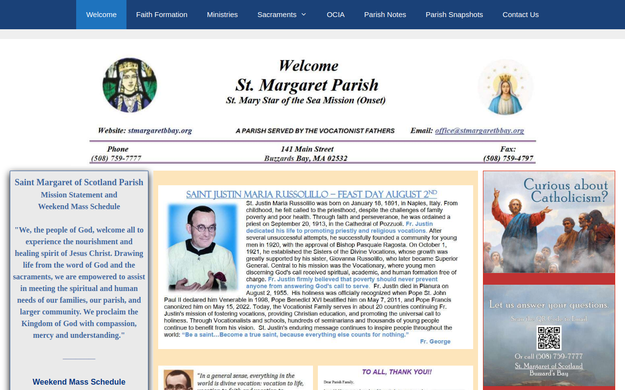 St. Margaret's Attic Treasures Thrift Shop website preview