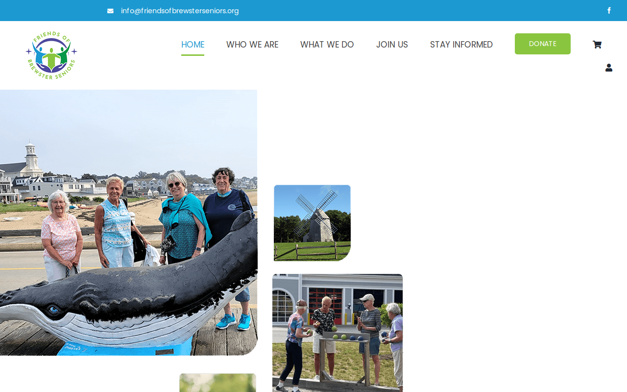 Sea Captains' Thrift Shop website preview
